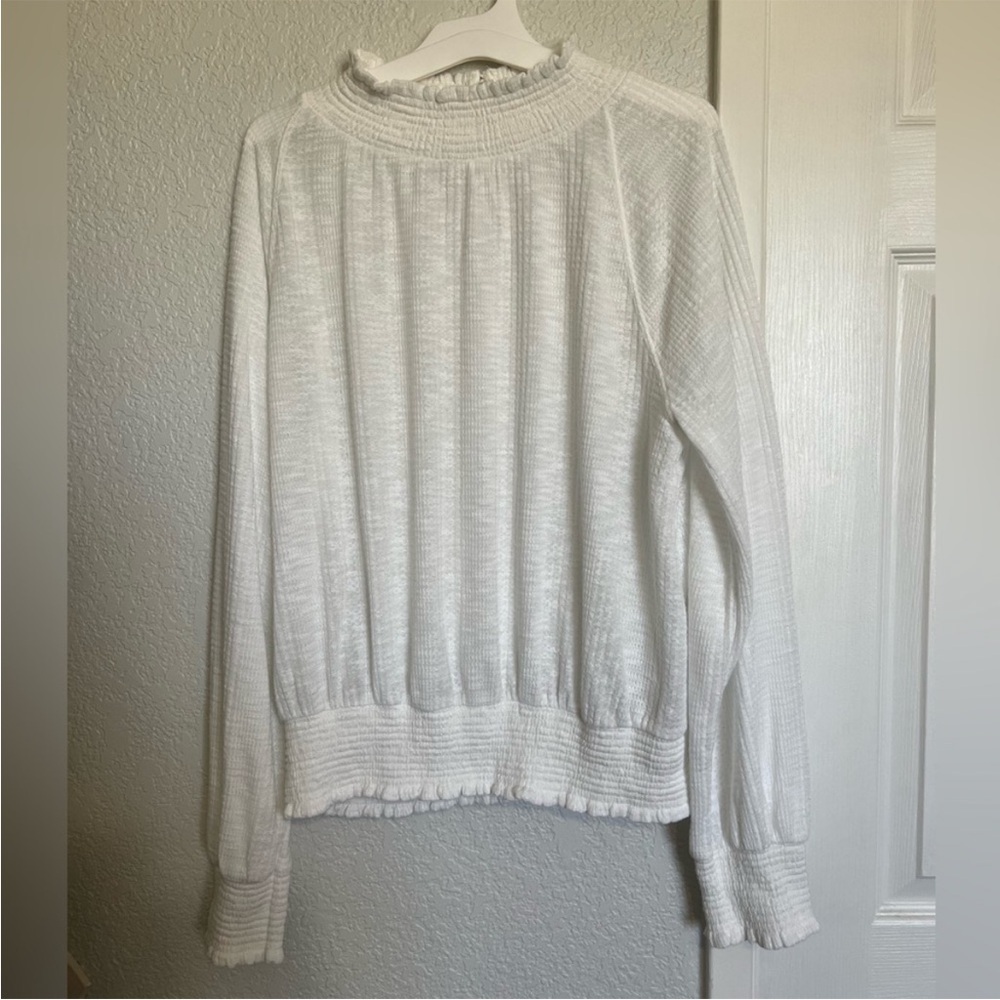 Free People Boulevard Textured Ruffle Top - Picture 4 of 10